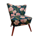 Period cocktail chair upholstered