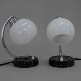 Ensemble de deux lampes de table art déco, années 1930