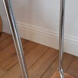 White marbled formica stool 70s