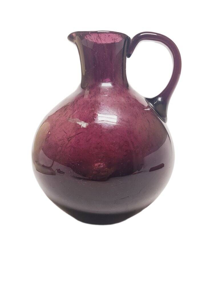 Vintage Polish jug by Zbigniew Horbowy for Sudety Glassworks, 1970s