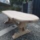 Large monastery table made of solid oak.