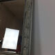 Silver wooden mirror 53x34 cm Art Deco style