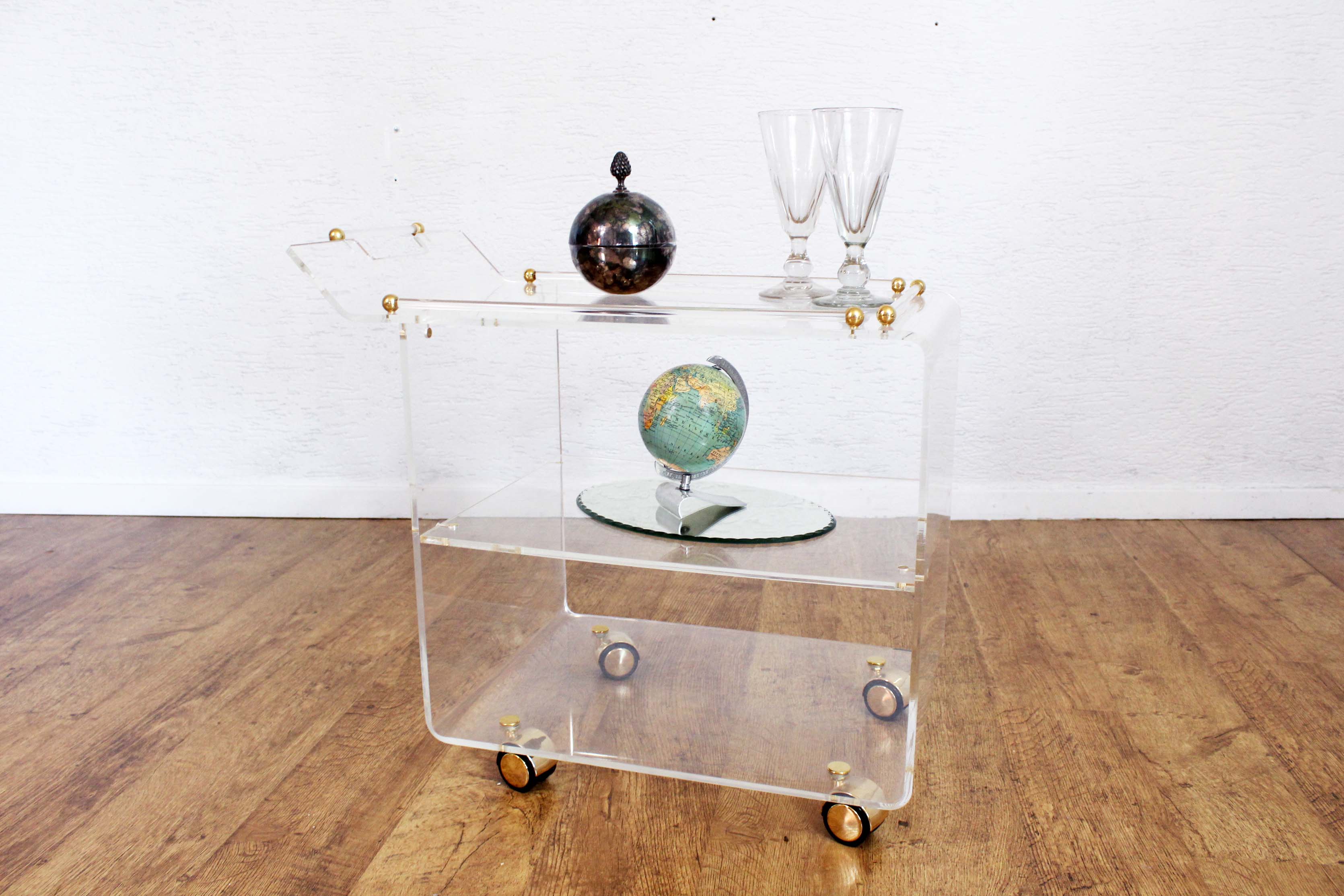 Serving Plexiglas and brass years 70/80