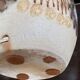 Stoneware lamp (base) signed Joël Courjault for Keraluc – floral decoration
