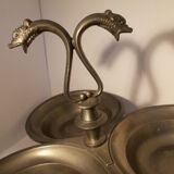 Pewter display of the Manoir Paris