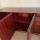 Monumental rosewood sideboard zebrawood lacquered mid-century design 1970