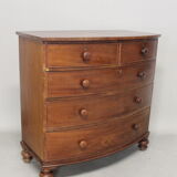 Mahogany veneer curved, English work, circa 1840