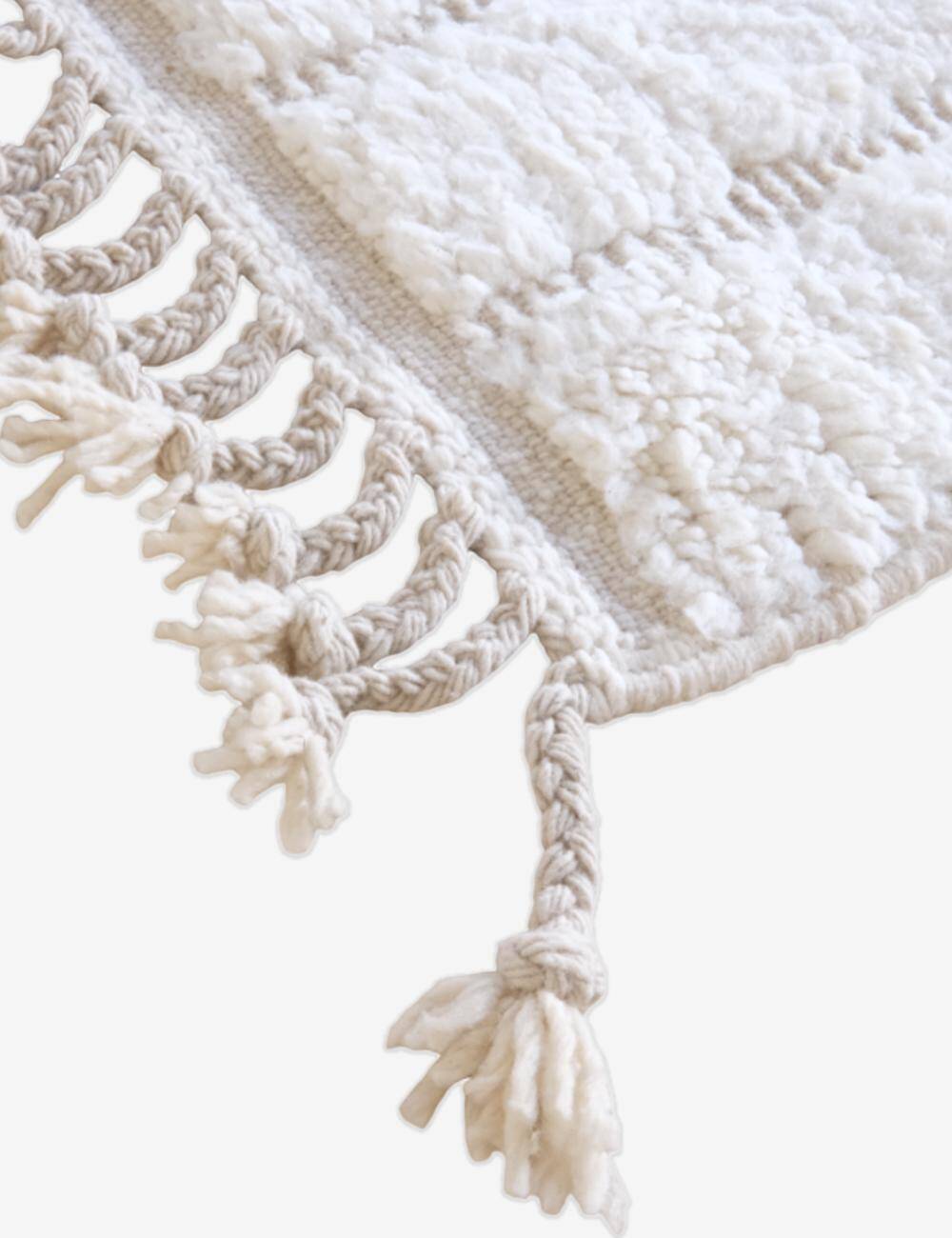 Tapis Blanc Berbère - 294 x 205 cm