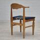 Années 1970, design danois par Henning Kjærnulf pour EG Kvalitetsmøbel, ensemble de 4 chaises de salle à manger, originales.