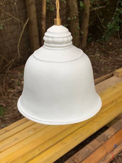 New alix d. reynis pendant light in limoge porcelain