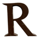 Metal letter