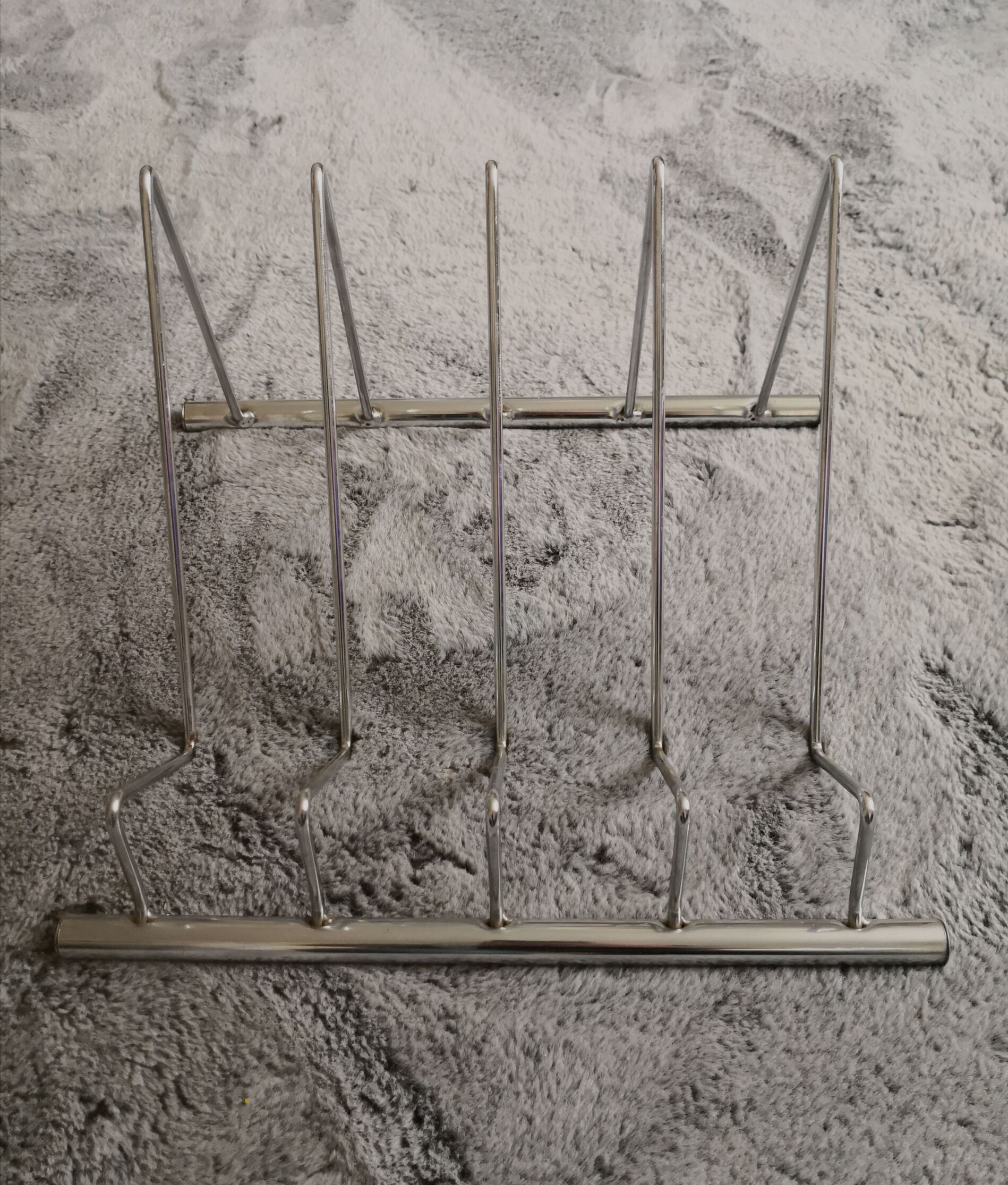 70s chrome magazine holder