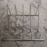 70s chrome magazine holder