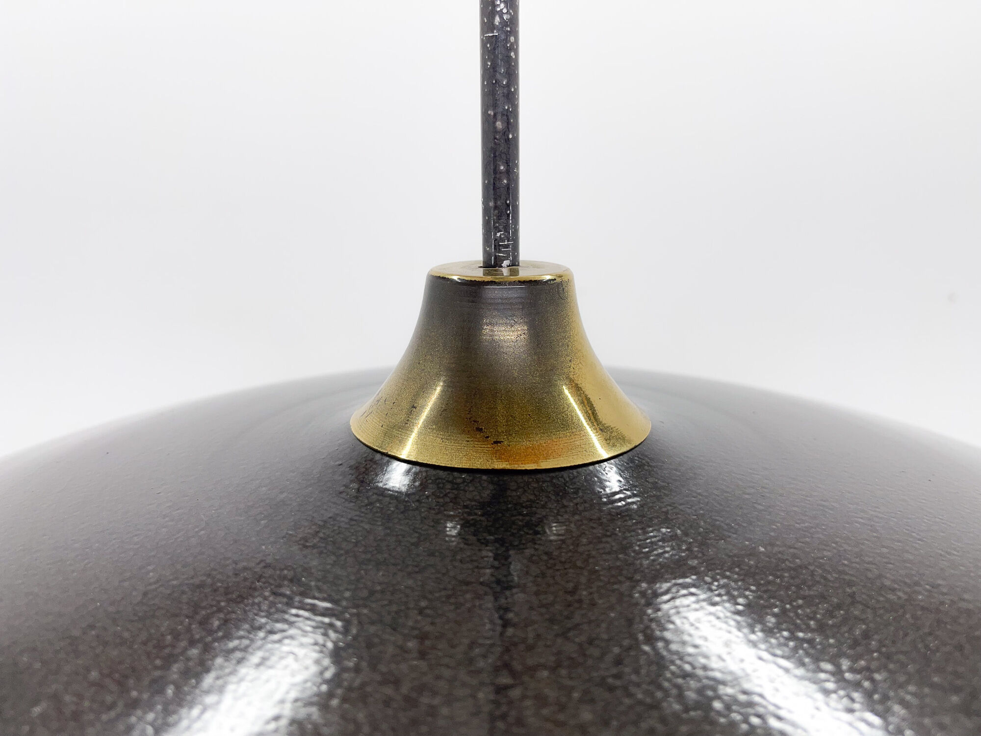 Space Age Metal Pendant by LUDIB Bratislava, Czechoslovakia, 1960's