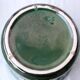 Green ceramic cache-pot