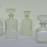 Set of 4 glass carafes