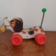 Wooden Fisher Price trainer dog 1965