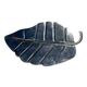 Vintage silver-plated metal trinket tray or leaf-shaped dish
