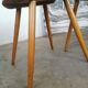 Set de 4 chaises bistrot à barreaux vintage