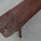 French Primitive Wooden Bench with Splayed Legs, 19th Century