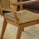 Armchair by Adrien Audoux and Frida Minet for Vibo Vesoul 1940s