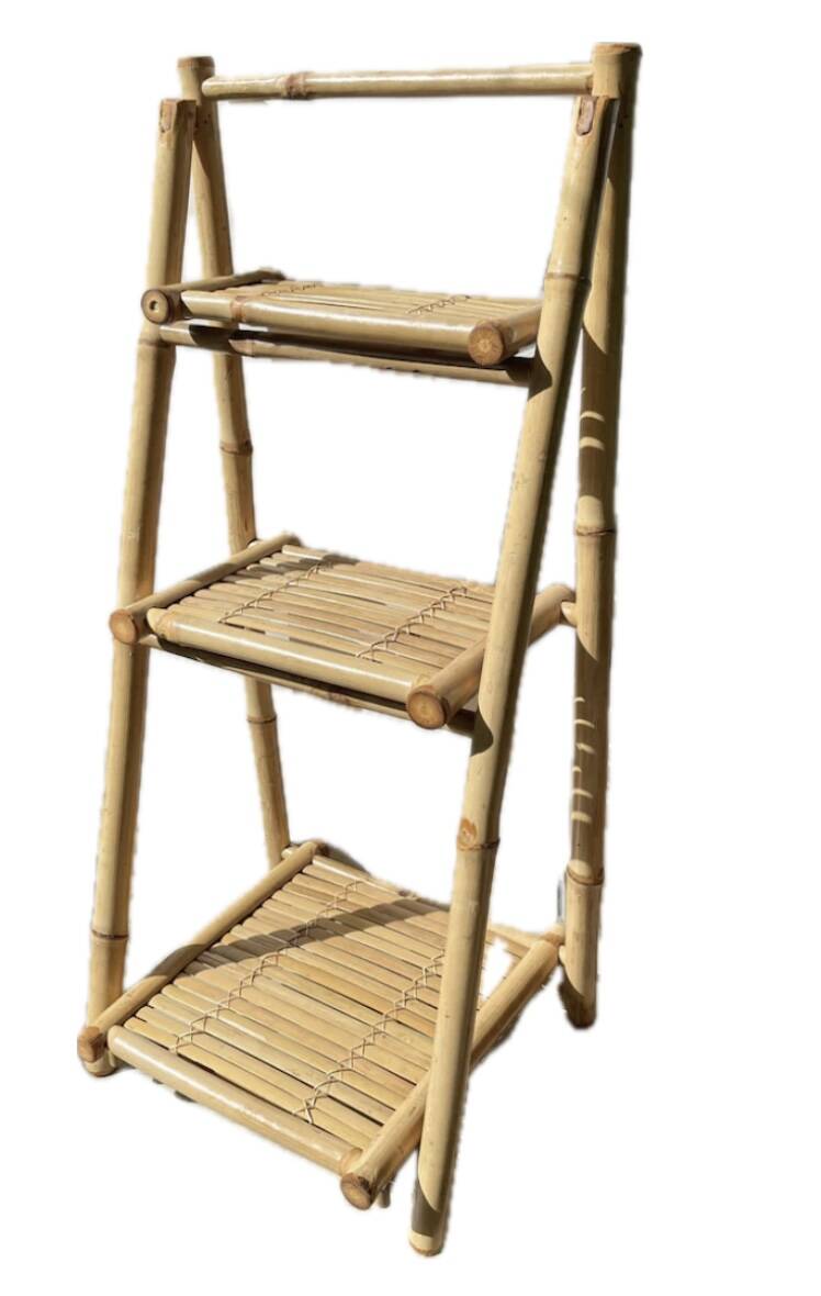 Étagère en bambou pliante