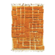 Clementine - Custom orange wool Berber rug