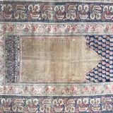 Tapis ancien turc panderma finement 120x177 cm