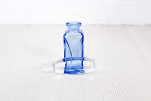 Flacon art deco en verre