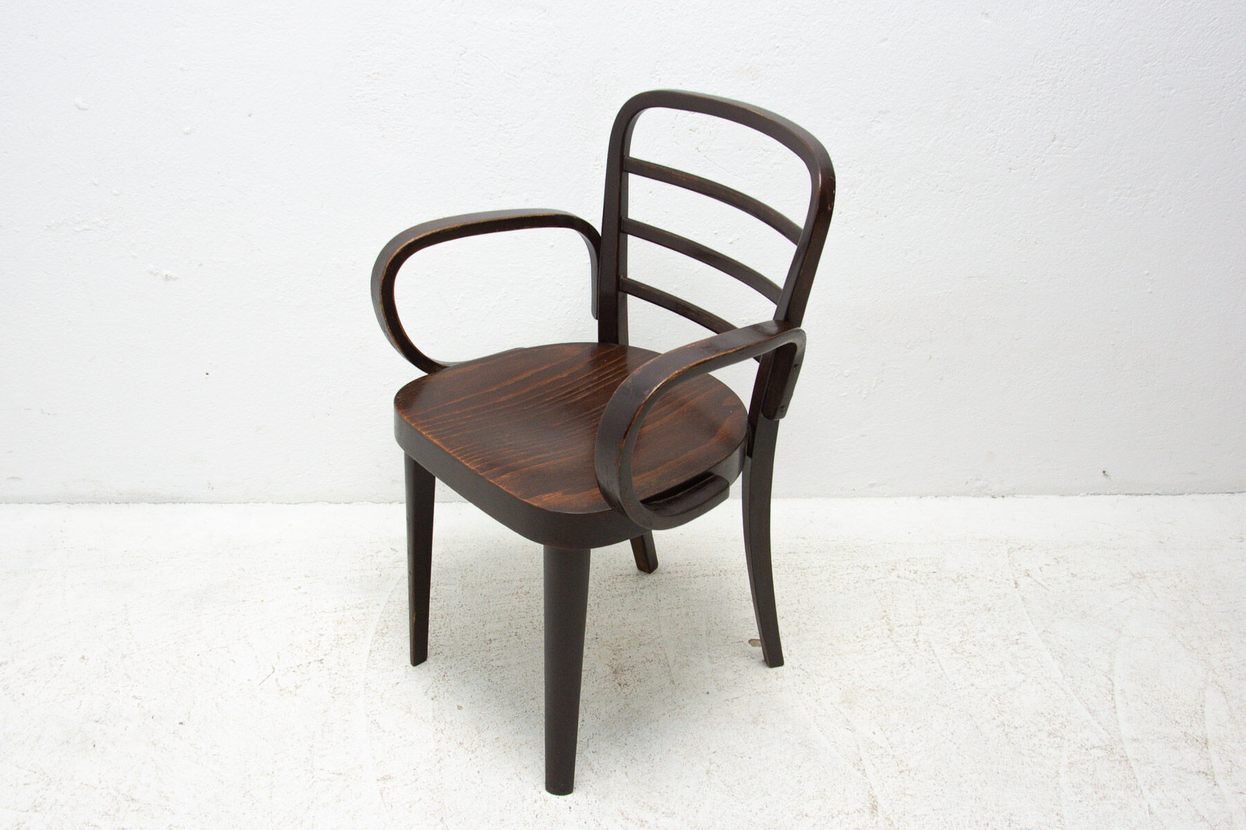 Art deco writing desk chair, 1930, bohemia