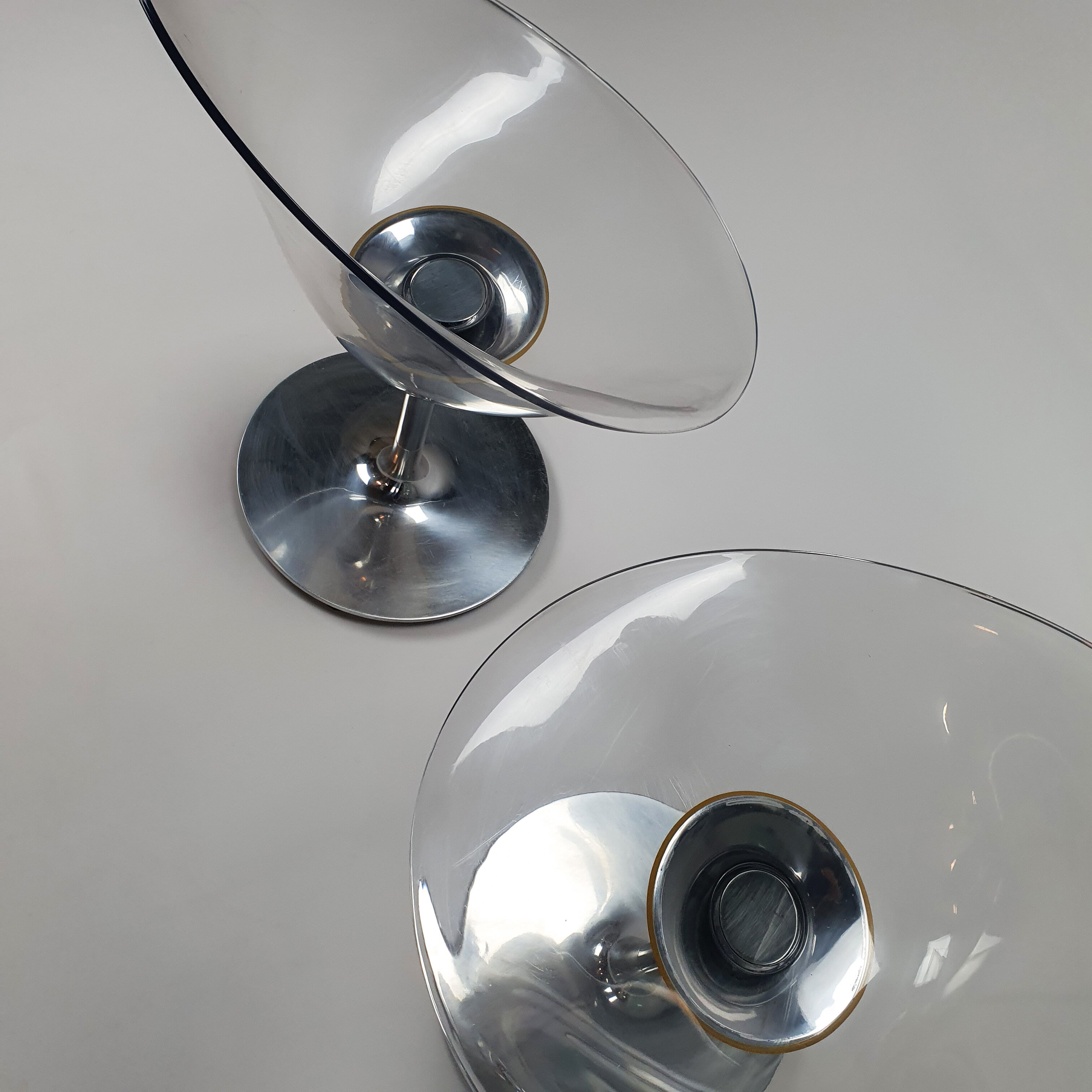 Set of 2 Philippe Starck Ero S chairs by Kartell, 2000