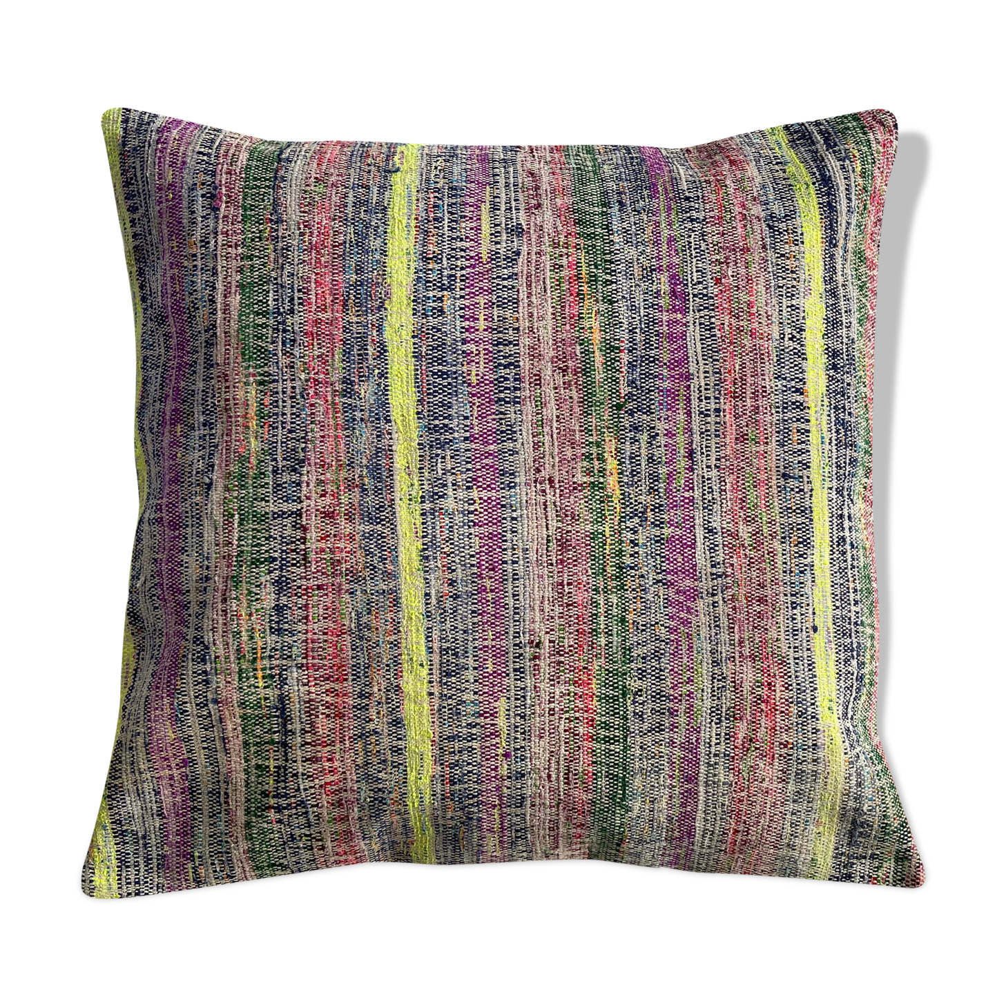 Vintage turkish kilim cushion cover 60 x 60 cm