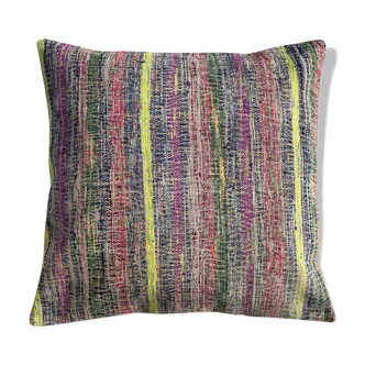 Vintage turkish kilim cushion cover 60 x 60 cm