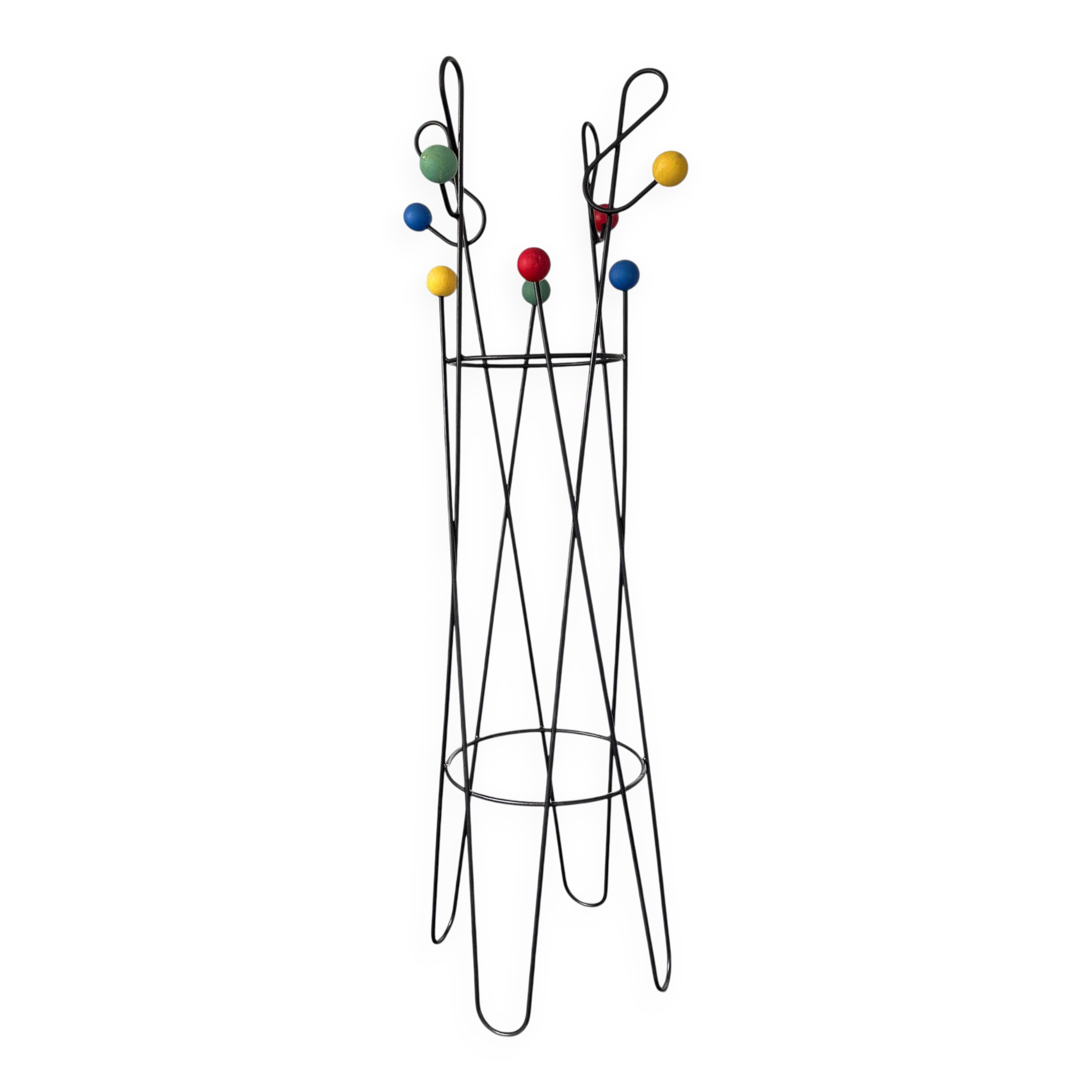 Coat rack Roger Feraud Clef de Sol, France, 1950s