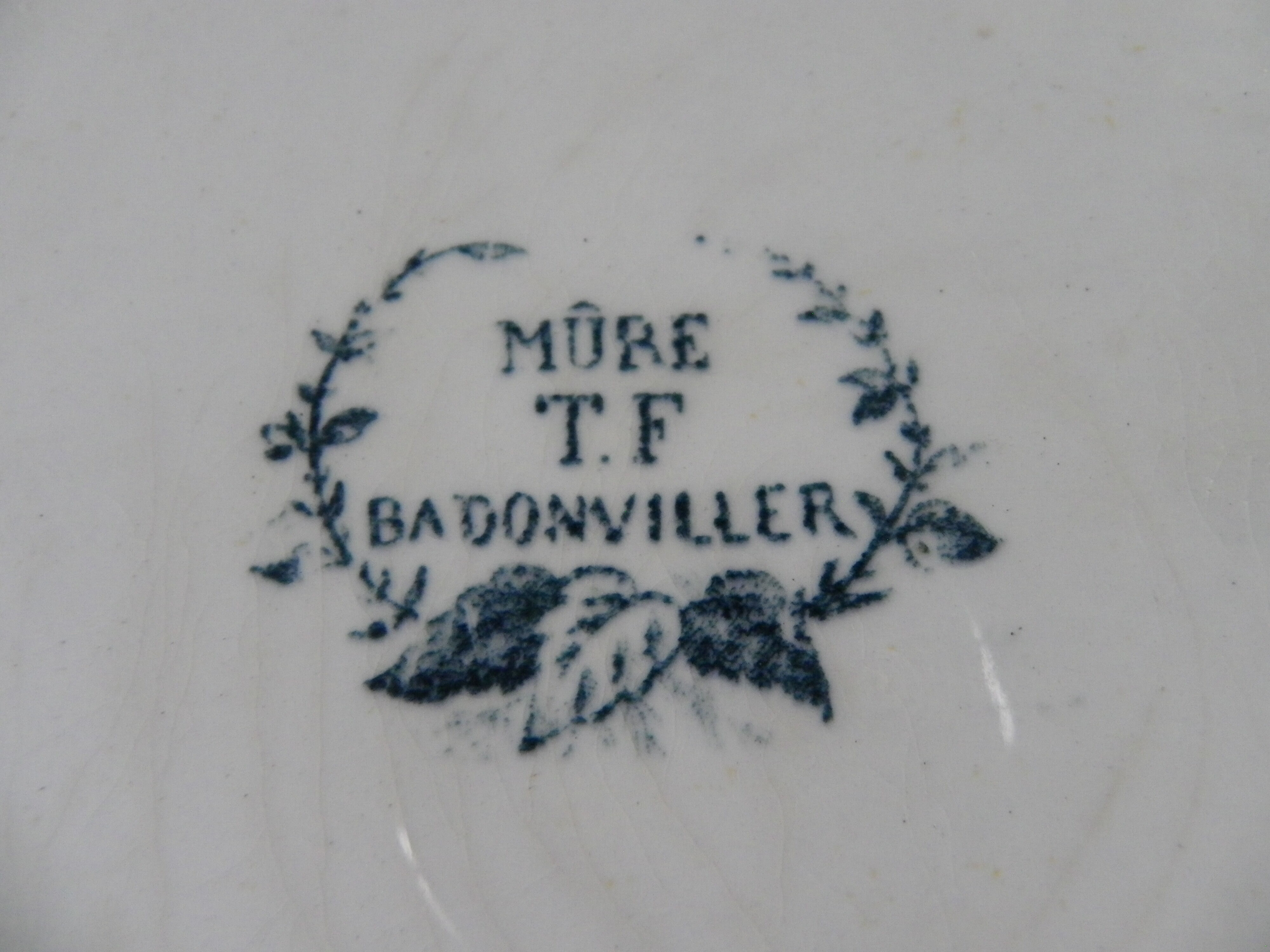 Hollow ceramic dish from badonviller tf model mure