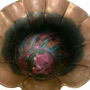 Copper Cachepot by Egidio Casagrande for Borgo Valsugana, Italy 1950s
