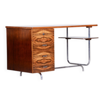 Art Deco Writing Desk by Jindrich Halabala for Up Závody, 1930s