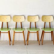 Chaises de salle à manger par TON, ensemble de 4