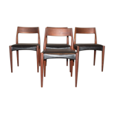 Série de 4 chaises, modèle MK175, 1961
