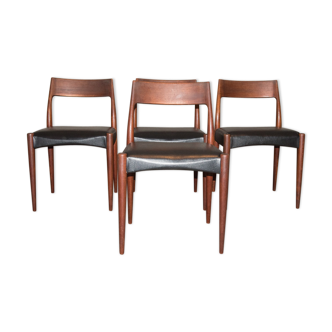 Series of 4 chairs, model MK175, 1961