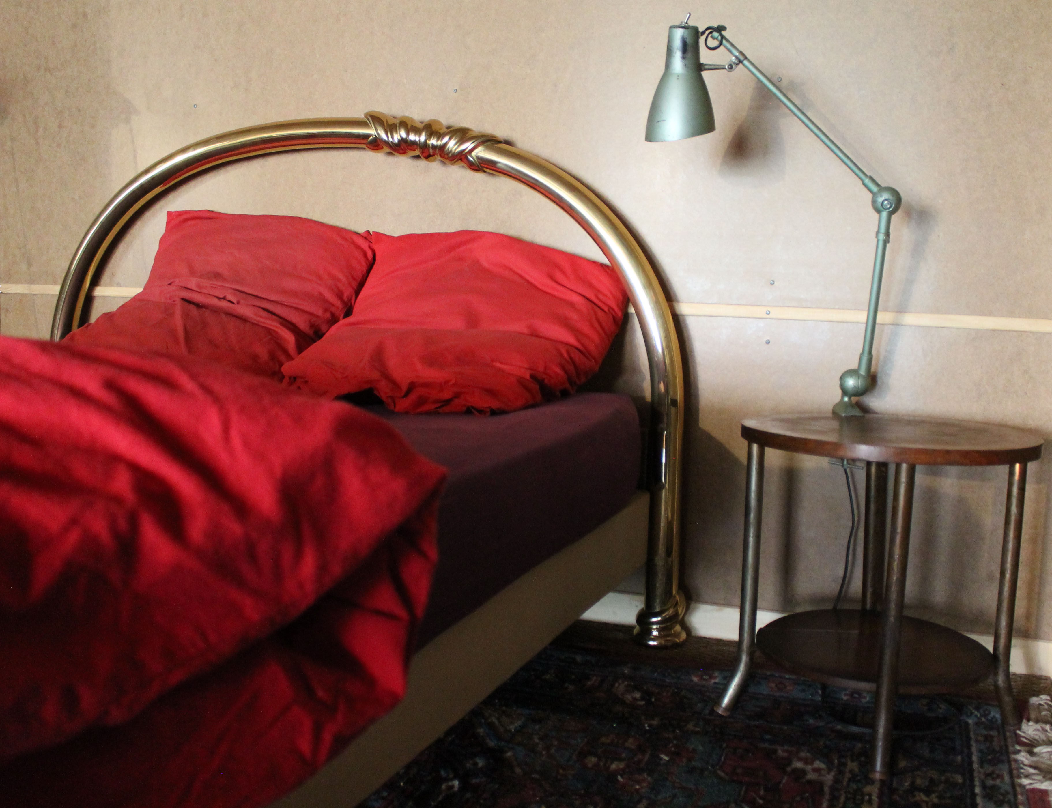 Brass headboard style "Lipparini"