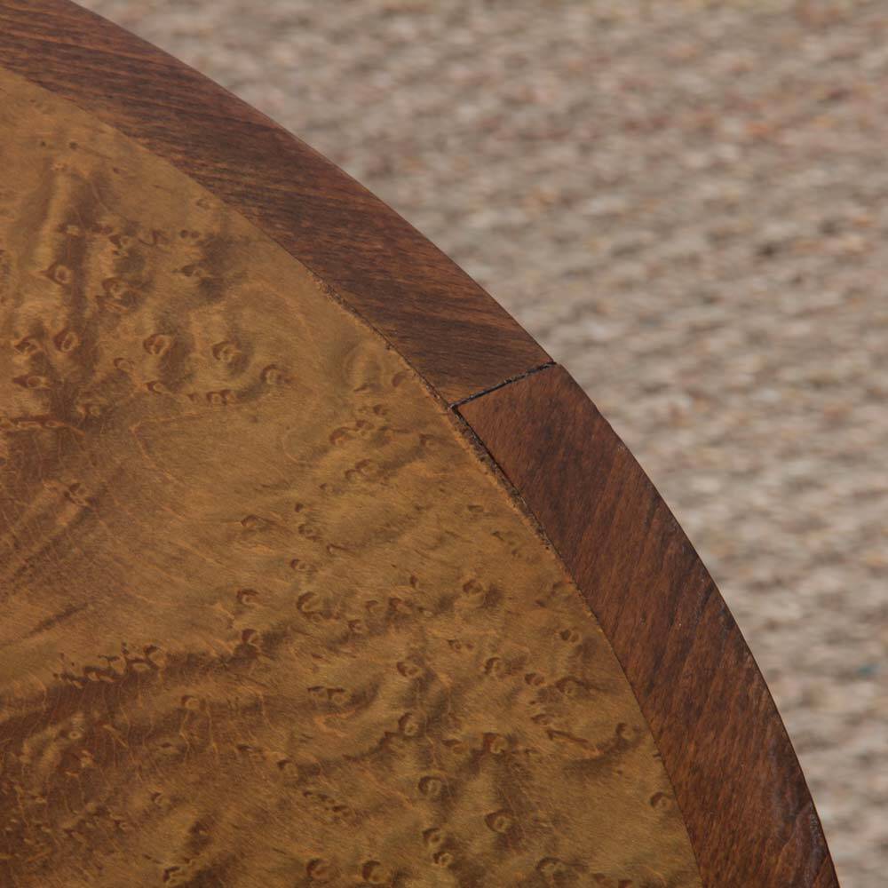Side table/coffee table, wood and metal, 20th century