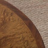 Side table/coffee table, wood and metal, 20th century