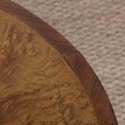 Side table/coffee table, wood and metal, 20th century