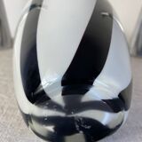 Designer two-tone glass vase