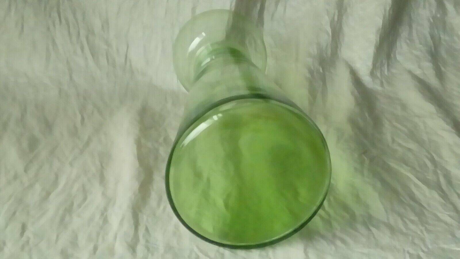 70's vintage glass hyacinth vase