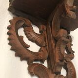 Farm wooden wall shelf