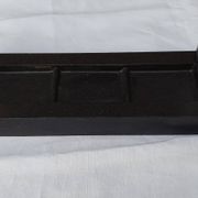 Stainless steel umbrella stand H 45 cm from the 50s