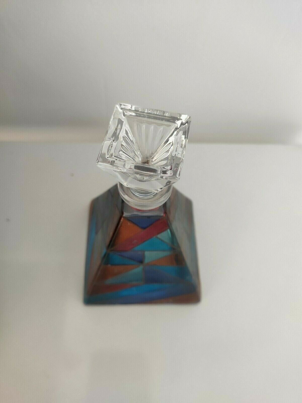 Colorful glass bottle