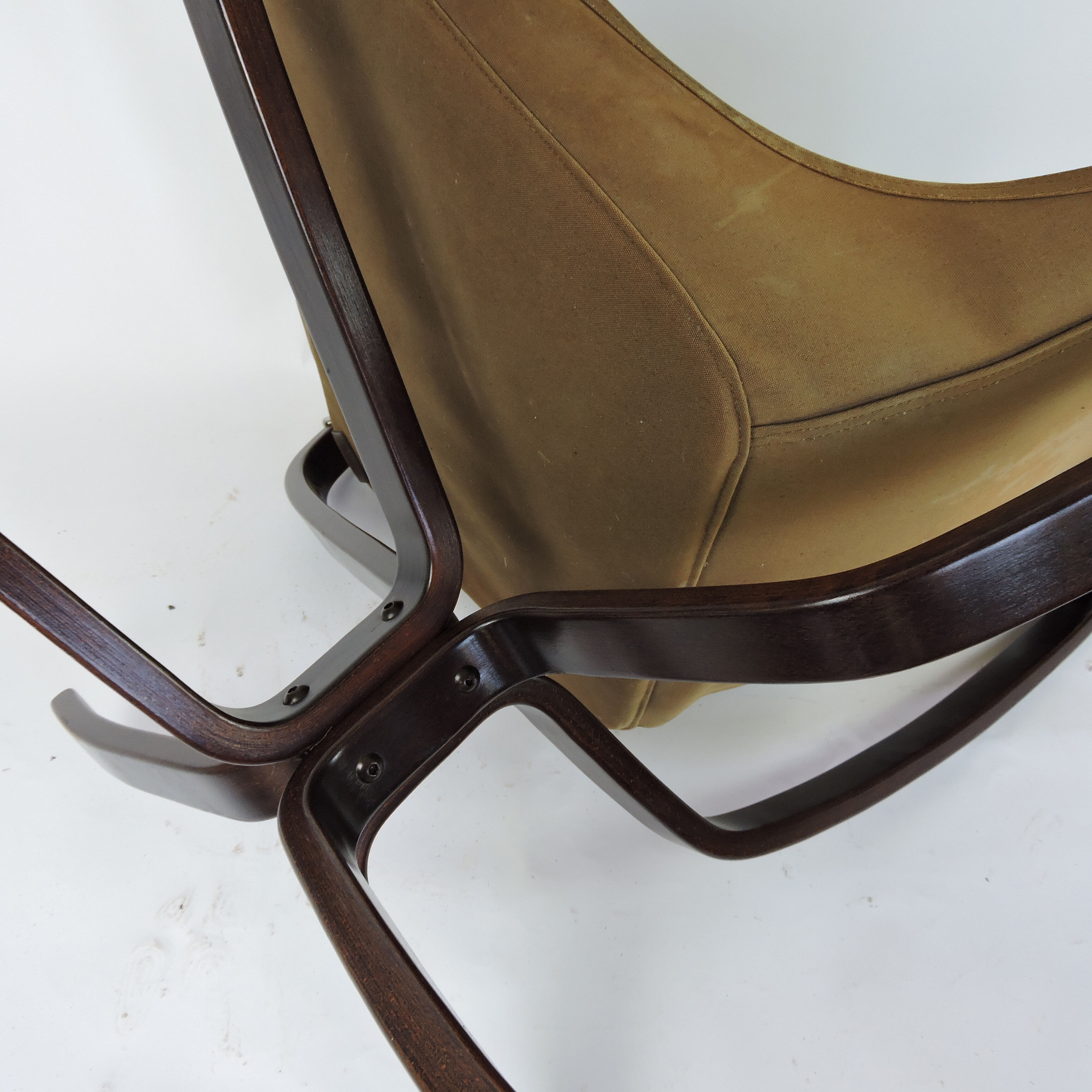 Falcon Chair and Ottoman by Sigurd Ressell, 1970s